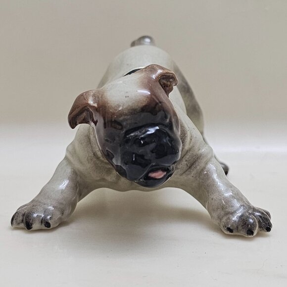 Vintage Hagen Renaker DW Nobby English Bulldog Puppy Dog Figurine - Picture 3 of 8